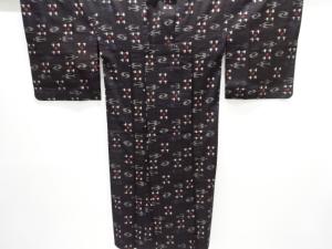 大正ロマン　本場久留米燕絣ロング道行コート